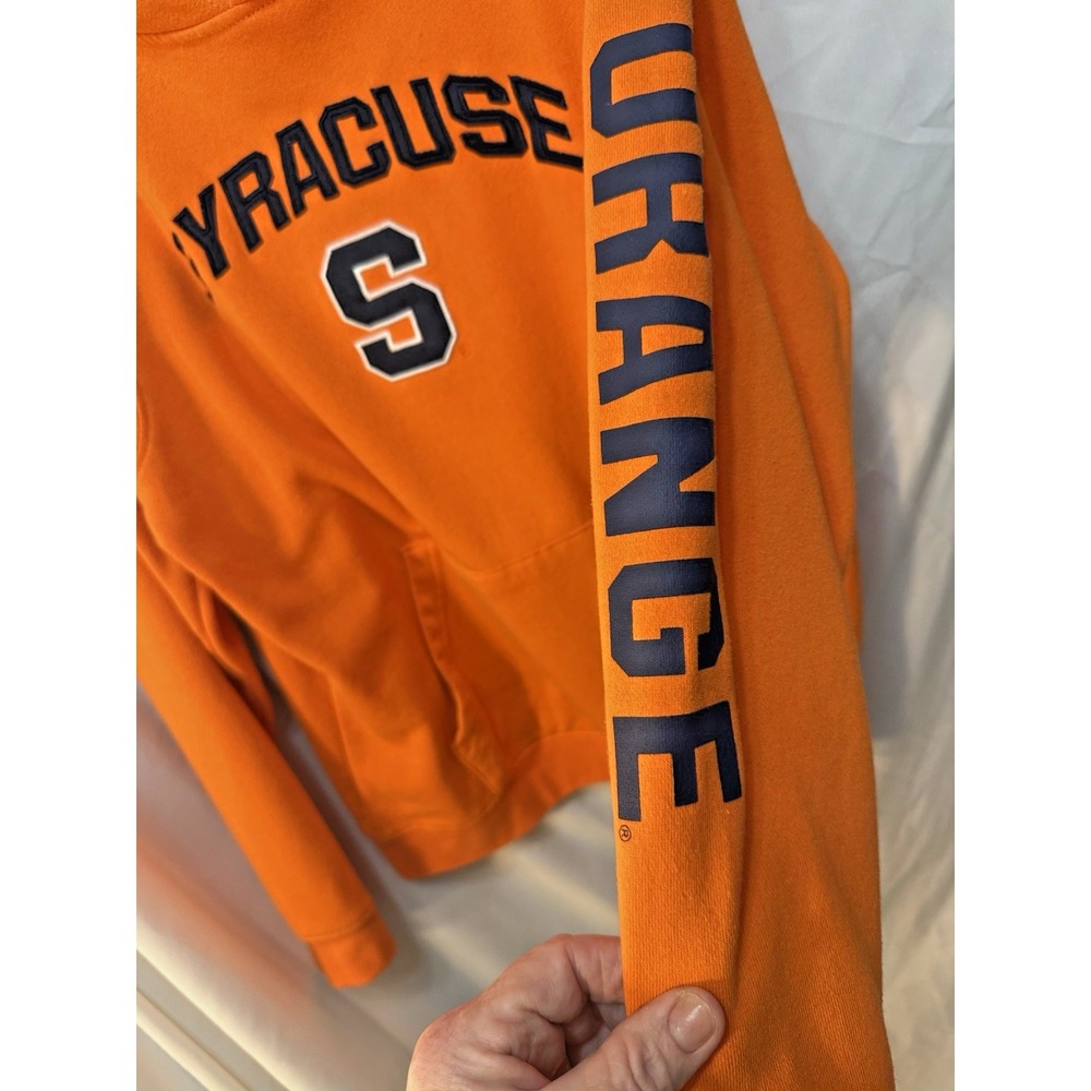 Syracuse Orange Youth L 16-18 Colosseum 2-Hit Pullover Hoodie Sweatshirt - Picture 5 of 10